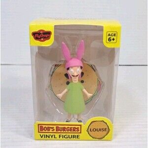 Bob's Burgers Louise Belcher 4" Vinyl Figure CultureFly FlyGuys NEW Collectible